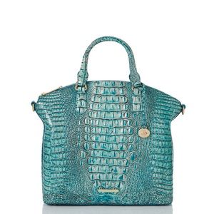Brahmin Duxbury Large satchel Mineral Blue Melbourne NEW